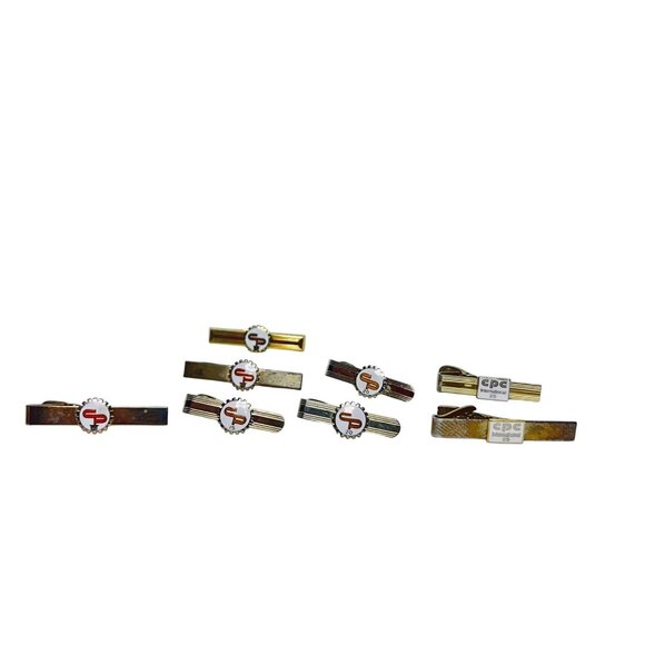 CPC International Other - Vintage Lot Of 8 Gold Tone CPC International Anniversary Tie Bars (6062)